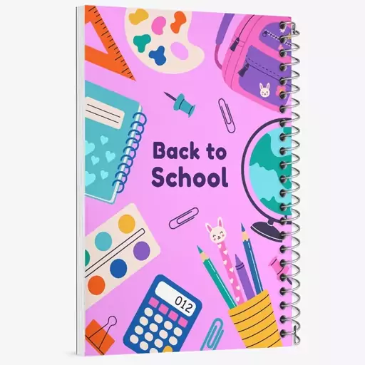 دفتر مشق 100 برگ خندالو طرح Back To School کد N1519