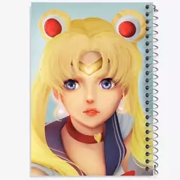 دفتر مشق 100 برگ خندالو طرح انیمه سیلور مون (Sailor Moon) کد F561