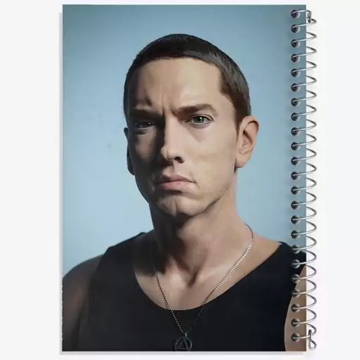 دفتر مشق 100 برگ خندالو طرح امینم (Eminem) کد F771