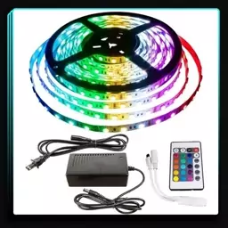 ریسه ال ای دی 5 متری گیمینگ  RGB5050 پک کامل