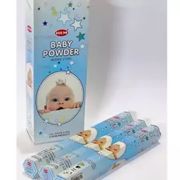 عود خوشبوکننده هم HEM مدل بیبی پودر ( پودر بچه )  BABY POWDER