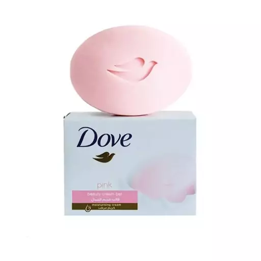 صابون داو صورتی Dove Pink با رایحه گل رز 100 گرم خارجی اصل