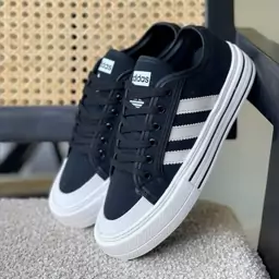 کتونی آدیداس مشکی سفید زرشکی دخترانه زنانه کفش ونس اسپرت اسپورت ادیداس ADIDAS سامبا شیک طبی سبک لژدار رانینگ راحت سیشش 