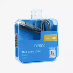 کابل تبدیل USB به MicroUSB بیاند چرمی مدل BUM-301LT طول 1 متر