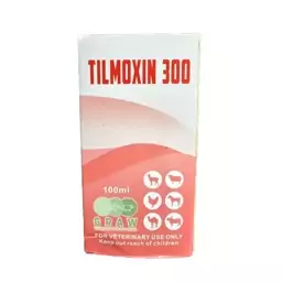 آنتی بیوتیک تنفسی تزریقی تیل مایکوزین 100 میلی لیتر tilmoxin