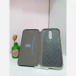 کاور کتابی مشکیxiaomi redmi 8a