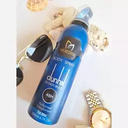 اسپری ضد تعریق مردانه مردیت دانهیل دیزایر بلو MEREDITE DUNHILl Desire Blue