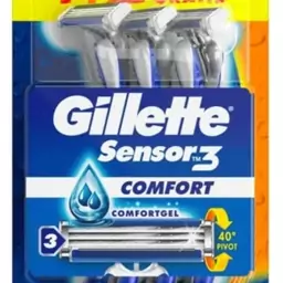 خودتراش ژیلت Gillette مدلSensor3 بسته 6 عددی