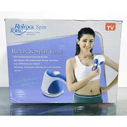 ماساژور همه کاره ریلکس اند اسپین  تون ماساژور برقی  relax and spin tone   ماساژور چرخشی  