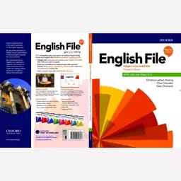 کتاب انگلیش فایل آپر  اینترمدیت ویرایش چهارم english file upper intermediateهمراه با کتاب تمرین