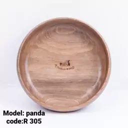 کاسه چوبی مدل panda آجیل خوری 