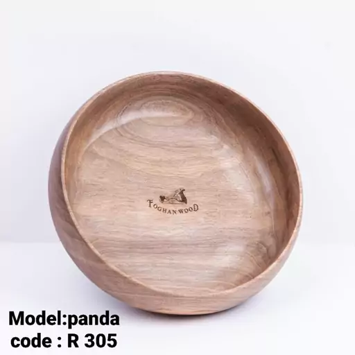 کاسه چوبی مدل panda شکلات خوری 