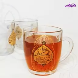 لیوان دسته دار با طرح سلامُ عَلیٰ آل یاسین