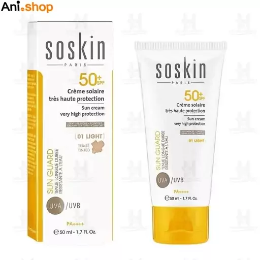 ضد آفتاب رنگی ساسکین | Soskin Sunscreen 01 Light