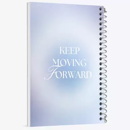 دفتر مشق 100 برگ خندالو طرح Keep Moving Forward کد N2357