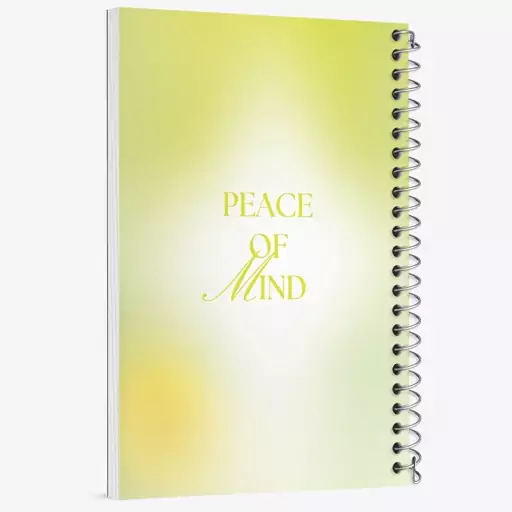 دفتر مشق 100 برگ خندالو طرح Peace Of Mind کد N2370