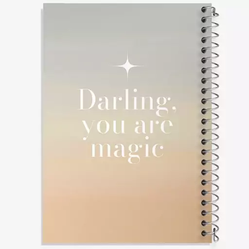 دفتر مشق 100 برگ خندالو طرح Darling You Are Magic کد N2287