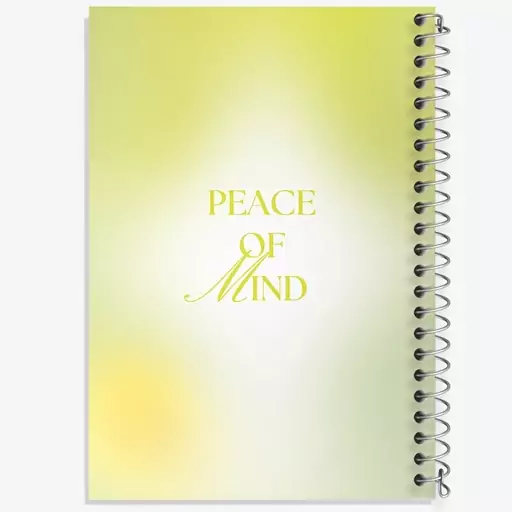 دفتر مشق 100 برگ خندالو طرح Peace Of Mind کد N2370