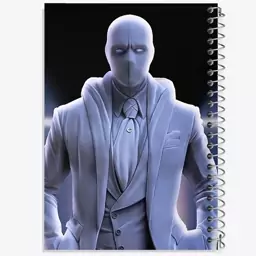 دفتر مشق 100 برگ خندالو طرح شوالیه ماه (Moon Knight) کد N2845