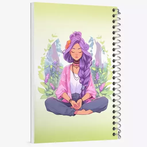 دفتر مشق 100 برگ خندالو طرح مدیتیشن (Meditation) کد N2996