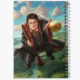 دفتر مشق 100 برگ خندالو طرح هری پاتر (Harry Potter) کد F2448