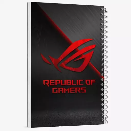 دفتر مشق 100 برگ خندالو طرح Republic of Gamers کد F2408