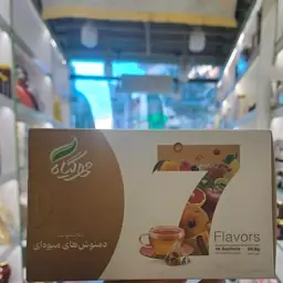 مجموعه دمنوش های میوه ای مهرگیاه 10 گرم(ساشه)مفید برای بدن