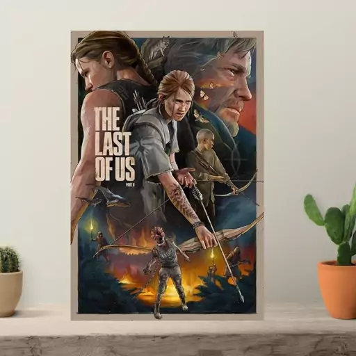 تابلو شاسی گیمینگ طرح last of us 