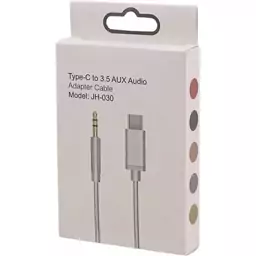 کابل تبدیل USB-C به AUX مدل JH-030 طول 1 متر