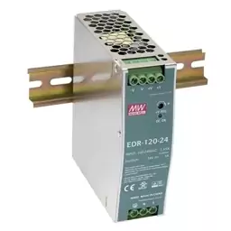 منبع تغذیه مین ول 24VDC/5A ریلی مدل EDR-120-24