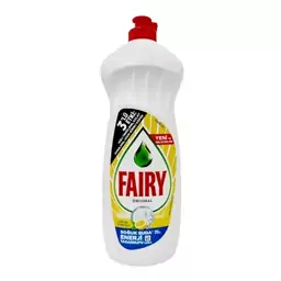 مایع ظرفشویی 650 میلی لیتری اصل ترکیه برند FAIRY فیری تمیزکننده قوی.ضدچربی و لک