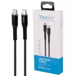 کابل تبدیل فست شارژ Verity CB3132C Type-C To Type-C 1m