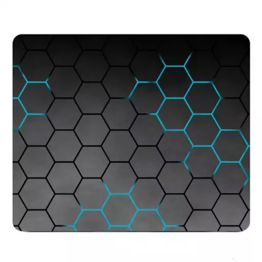 ماوس پد طرح Dark Hexagons مدل Z11