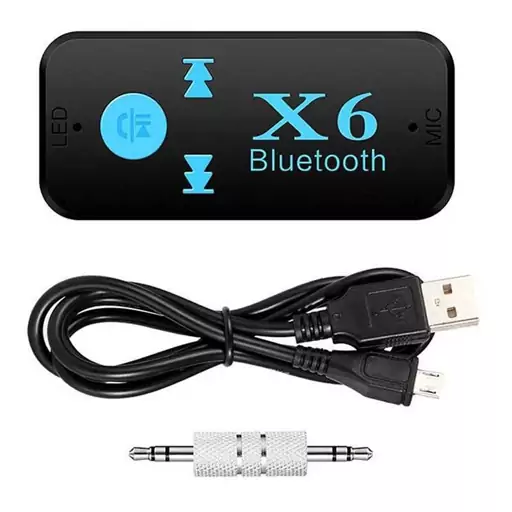 گیرنده بلوتوثی و رم خور شارژی Car Bluetooth X6 AUX