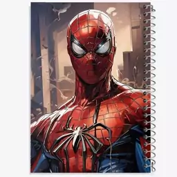 دفتر مشق 100 برگ خندالو طرح مرد عنکبوتی (Spider Man) کد N4730