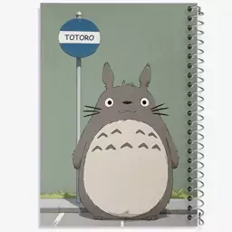 دفتر مشق 50 برگ خندالو طرح انیمه توتورو (Totoro) کد N2120