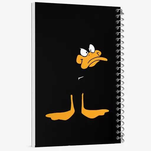 دفتر مشق 100 برگ خندالو طرح دافی داک (Daffy Duck) کد N5754