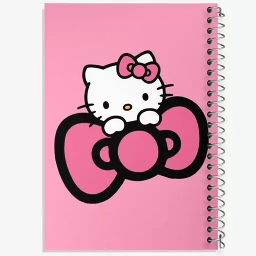 دفتر مشق 50 برگ خندالو طرح هلو کیتی (Hello Kitty) کد N1840