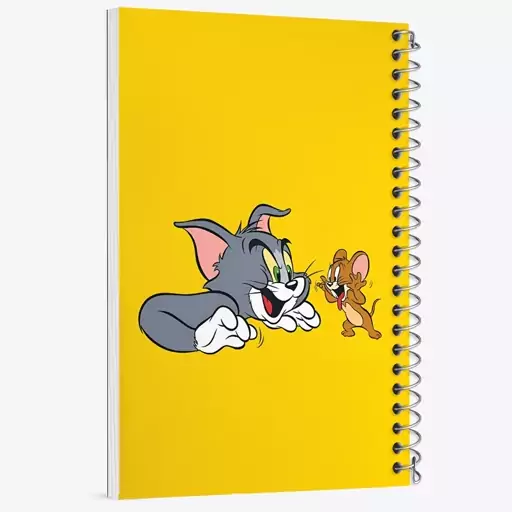 دفتر مشق 50 برگ خندالو طرح تام و جری (Tom And Jerry) کد N2489