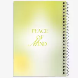 دفتر مشق 50 برگ خندالو طرح Peace Of Mind کد N2370