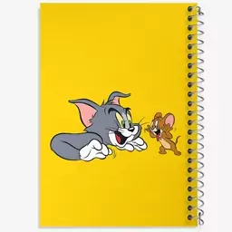 دفتر مشق 50 برگ خندالو طرح تام و جری (Tom And Jerry) کد N2489