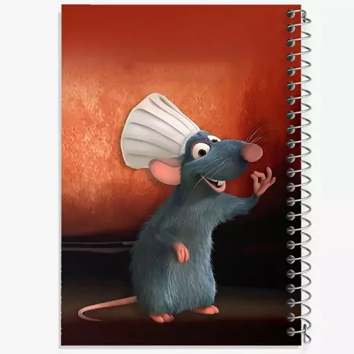 دفتر مشق 50 برگ خندالو طرح راتاتویی (Ratatouille) کد N2880