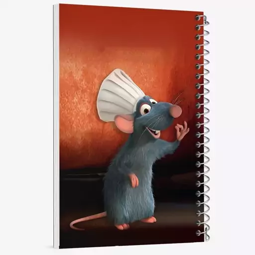 دفتر مشق 50 برگ خندالو طرح راتاتویی (Ratatouille) کد N2880