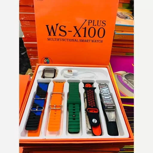 ساعت هوشمند مدل WS X100 plus با 7 بند متنوع