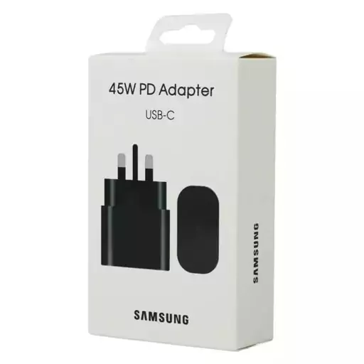 آداپتور 45 وات پی دی سامسونگ اصلی تایپ سی ساخت ویتنام - SAMSUNG 45W PD USB-C TA-845 - (ارسال رایگان)جدید