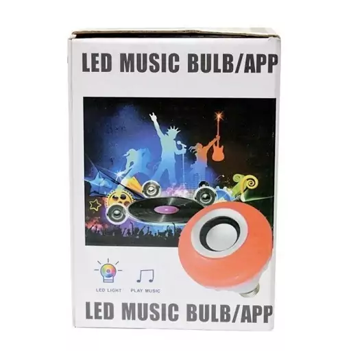 لامپ هوشمند اسپیکر دار مدل led music bulb 