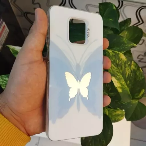 گارد - قاب - کاور سکول طرح پروانه مناسب برای شیائومی Note 9s - note9s - Note 9 Pro - note9pro - نوت 9 پرو - نوت 9 اس