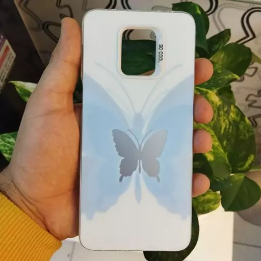 گارد - قاب - کاور سکول طرح پروانه مناسب برای شیائومی Note 9s - note9s - Note 9 Pro - note9pro - نوت 9 پرو - نوت 9 اس