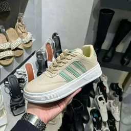 کتونی آدیداس سامبا مشکی سفید کرم زنانه دخترانه کفش ونس اسپرت اسپورت ادیداس ADIDAS SAMBA طبی کرمی شیک لژدار لژ دار شصتنه