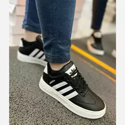 کتونی آدیداس سامبا مشکی سفید کرم زنانه دخترانه کفش ونس اسپرت اسپورت ادیداس ADIDAS SAMBA طبی شصتنه کرمی شیک لژدار لژ دار